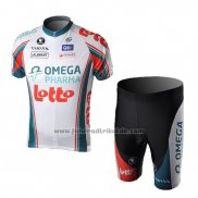 2010 Fahrradbekleidung Omega Pharma Lotto Champion Italien Trikot Kurzarm und Tragerhose