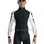 2014 Fahrradbekleidung Assos Shwarz Trikot Langarm und Tragerhose