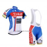 2015 Fahrradbekleidung Tinkoff Saxo Bank Champion Slowakische Republik Trikot Kurzarm und Tragerhose