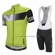 2016 Fahrradbekleidung Nalini Licht Grun Trikot Kurzarm und Tragerhose