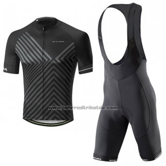 2017 Fahrradbekleidung Altura Peloton Shwarz Trikot Kurzarm und Tragerhose