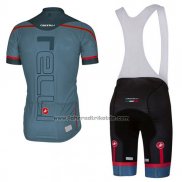 2018 Fahrradbekleidung Castelli Grun Militare Trikot Kurzarm und Tragerhose