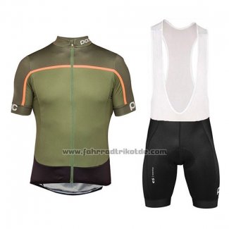 2018 Fahrradbekleidung POC Essential Road Block Tarnung Trikot Kurzarm und Tragerhose