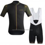 2019 Fahrradbekleidung Lecol Dunkel Grun Trikot Kurzarm und Tragerhose