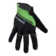 2020 Cannondale Garmin Langfingerhandschuhe Radfahren Shwarz Grun