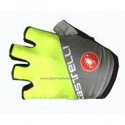 2020 Castelli Handschuhe Radfahren Grau Gelb