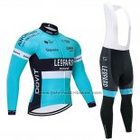 2020 Fahrradbekleidung Leopard Natural Blau Shwarz Trikot Langarm und Tragerhose