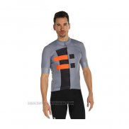 2021 Fahrradbekleidung Sportful Grau Orange Trikot Kurzarm und Tragerhose