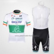 2012 Fahrradbekleidung Omega Pharma Quick Step Champion Irlandese Trikot Kurzarm und Tragerhose