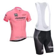 2014 Fahrradbekleidung Giro d'Italia Rosa Trikot Kurzarm und Tragerhose