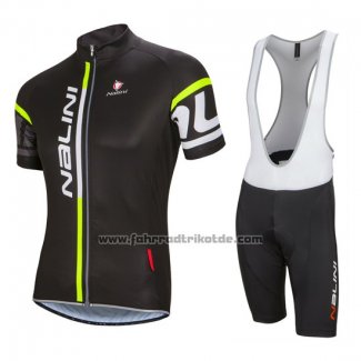 2016 Fahrradbekleidung Nalini Tief Shwarz Trikot Kurzarm und Tragerhose