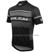 2016 Fahrradbekleidung Pearl Izumi Shwarz und Grau Trikot Kurzarm und Tragerhose