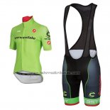 2017 Fahrradbekleidung Cannondale Grun Trikot Kurzarm und Tragerhose