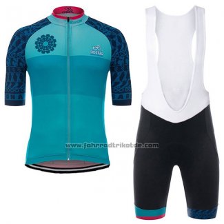 2017 Fahrradbekleidung Giro d'Italia Sardegna Hellblau Trikot Kurzarm und Tragerhose