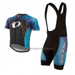 2017 Fahrradbekleidung Pearl Izumi Blau und Shwarz Trikot Kurzarm und Tragerhose