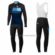 2017 Fahrradbekleidung Sportful Shwarz Trikot Langarm und Tragerhose