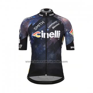 2018 Fahrradbekleidung Cinelli Shwarz Trikot Kurzarm und Tragerhose