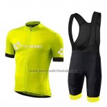 2018 Fahrradbekleidung Cube Grun Trikot Kurzarm und Tragerhose