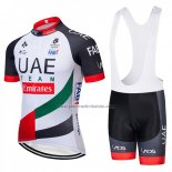 2018 Fahrradbekleidung UCI Weltmeister Uae Wei Trikot Kurzarm und Tragerhose