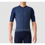 2019 Fahrradbekleidung La Passione Blau Trikot Kurzarm und Tragerhose