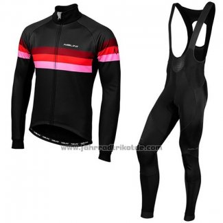 2019 Fahrradbekleidung Nalini Warm 2.0 Shwarz Grun Trikot Langarm und Tragerhose