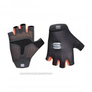 2021 Sportful Handschuhe Radfahren Shwarz Orange