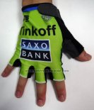 2015 Saxo Bank Tinkoff Handschuhe Radfahren Grun