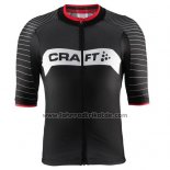 2016 Fahrradbekleidung Craft Shwarz und Wei Trikot Kurzarm und Tragerhose