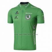 2016 Fahrradbekleidung Tour de France Grun Trikot Kurzarm und Tragerhose