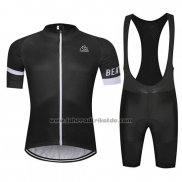 2019 Fahrradbekleidung Chomir Shwarz Trikot Kurzarm und Tragerhose