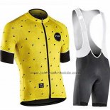 2019 Fahrradbekleidung Northwave Gelb Trikot Kurzarm und Tragerhose