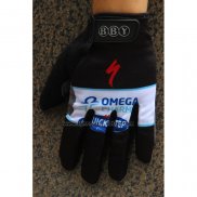 2020 Omega Quick Step Langfingerhandschuhe Radfahren Shwarz Wei