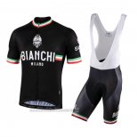 2021 Fahrradbekleidung Bianchi Azurblau Trikot Kurzarm und Tragerhose