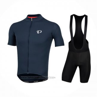 2021 Fahrradbekleidung Pearl Izumi Tief Blau Trikot Kurzarm und Tragerhose