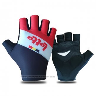 2021 Lotto Soudal Handschuhe Ciclismo Rot Wei Shwarz