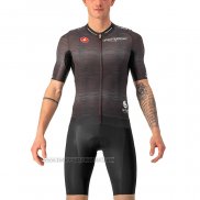 2022 Fahrradbekleidung Giro d'Italia Braun Trikot Kurzarm und Tragerhose