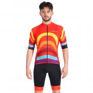 2022 Fahrradbekleidung Nalini Rot Trikot Kurzarm und Tragerhose