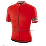 2016 Fahrradbekleidung Specialized Hell Rot Trikot Kurzarm und Tragerhose