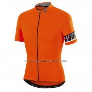 2016 Fahrradbekleidung Specialized Orange Trikot Kurzarm und Tragerhose
