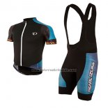 2017 Fahrradbekleidung Pearl Izumi Shwarz und Blau Trikot Kurzarm und Tragerhose