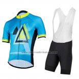 2018 Fahrradbekleidung Pearl Izumi Blau Trikot Kurzarm und Tragerhose