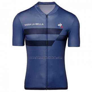 2020 Fahrradbekleidung Tour de France Dunkel Blau Trikot Kurzarm und Tragerhose