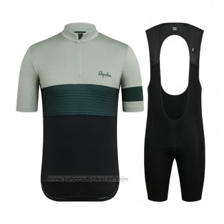 2021 Fahrradbekleidung Rapha Licht Verde Trikot Kurzarm und Tragerhose