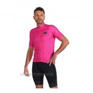 2022 Fahrradbekleidung Gore Fuchsie Trikot Kurzarm und Tragerhose