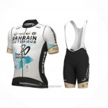 2023 Fahrradbekleidung Bahrain Victorious Wei Trikot Kurzarm Und Tragerhose