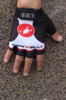 2015 Castelli Handschuhe Radfahren Rot und Wei
