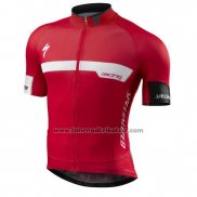 2015 Fahrradbekleidung Specialized Rot Trikot Kurzarm und Tragerhose