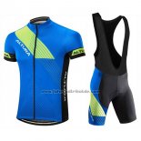 2017 Fahrradbekleidung Altura Sportive Blau Trikot Kurzarm und Tragerhose