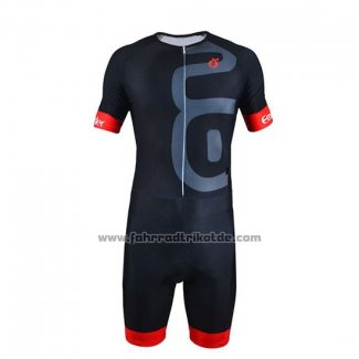 2019 Fahrradbekleidung Emonder-triathlon Shwarz Rot Trikot Kurzarm und Tragerhose