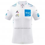 2020 Fahrradbekleidung Tour de France Wei Trikot Kurzarm und Tragerhose(2)